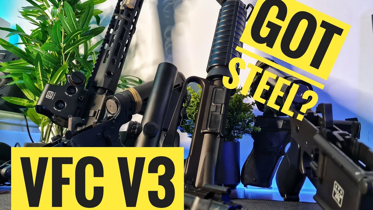 VFC V3 - STEEL or no STEEL⁉️ #steel #vegaforce #airsoft #foryou #collection #gasgun