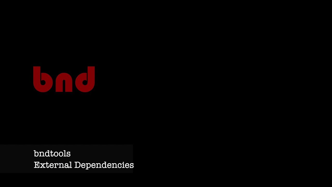 Bndtools &ndash; External Dependencies
