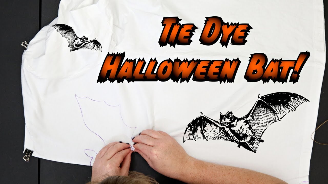 DIY Halloween Ideas 2022 - Halloween Bat T-Shirt - Step by Step Tutorial