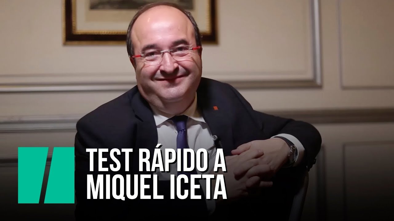 Test r&aacute;pido a Miquel Iceta