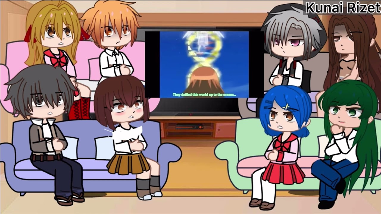 Mermaid Melody react{}2/2 {}