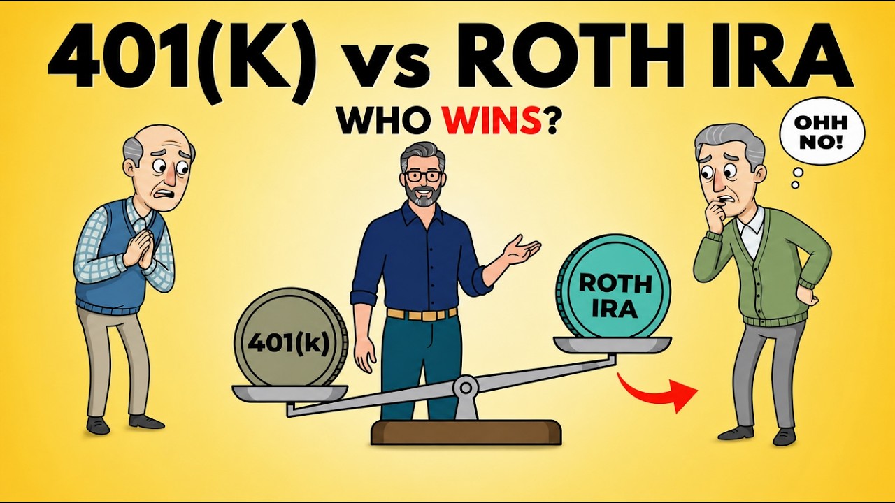 401(k) против Roth IRA: реальный расчет (что на самом деле приносит больше денег?)