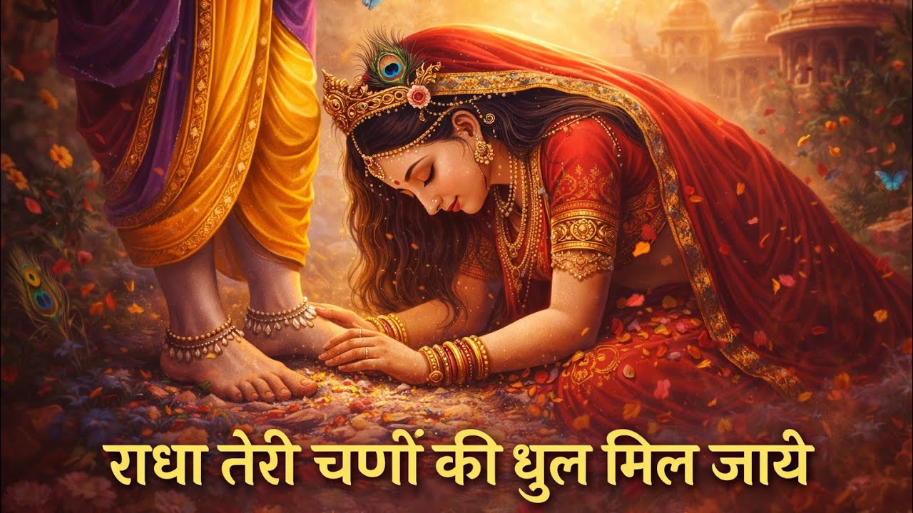 🌼Radha Teri charanon ki  | Soulful Radhe Krishna Bhajan 2026 | Radha Krishna morning evening bhajan 