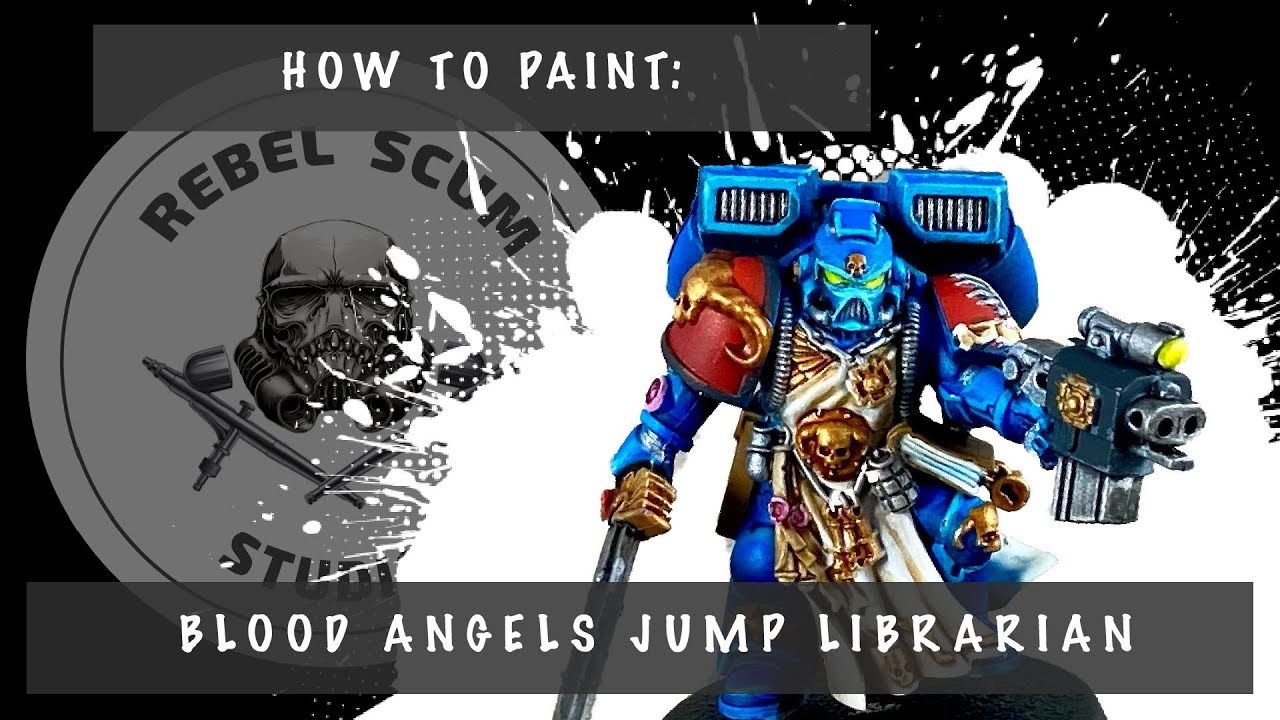 HOW TO PAINT: Warhammer 40k Blood Angels Space Marine Jump Librarian