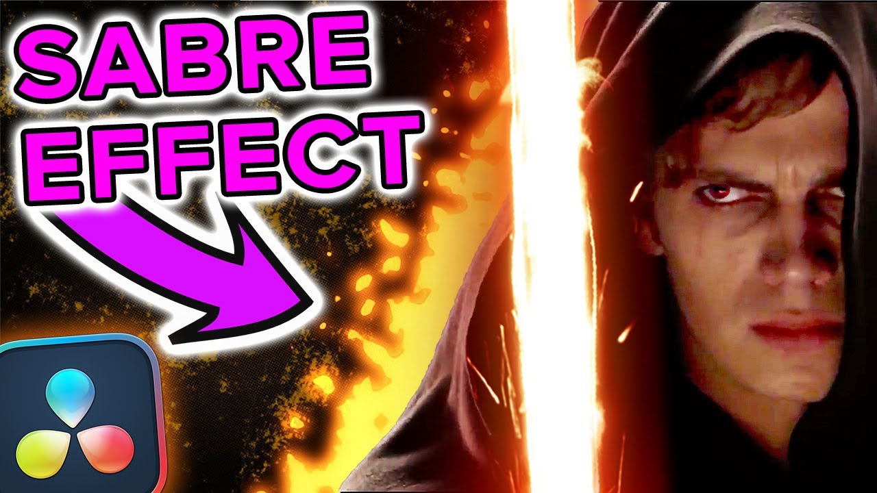 SABRE EFFECT TUTORIAL *EASY* Davinci Resolve 19
