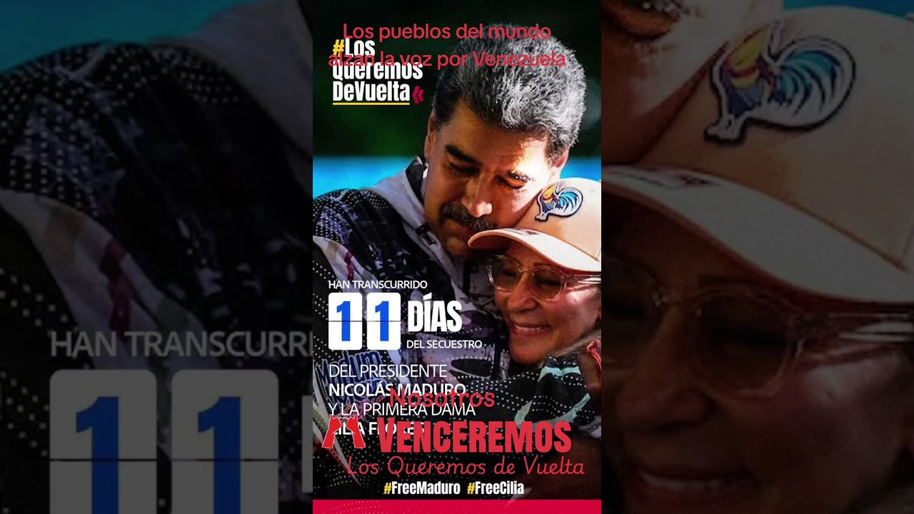 Los pueblos del mundo alzan la voz por Venezuela,11 días de secuestro y el pueblo sigue en la calle