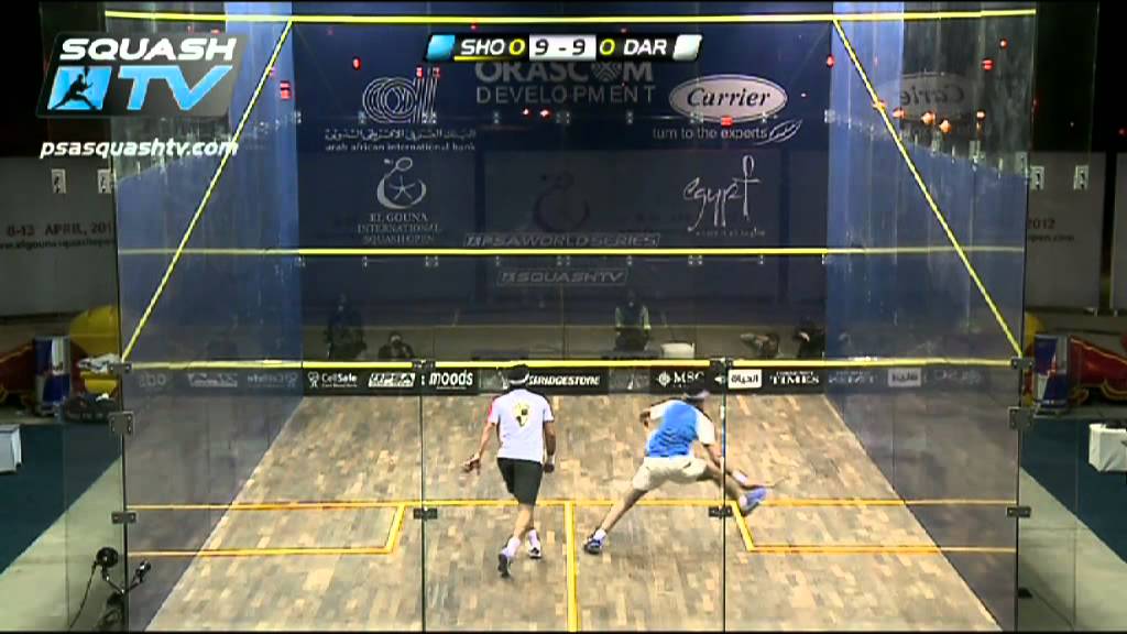 Squash MegaRallies : Karim Darwish v Mohamed El Shorbagy : EP1