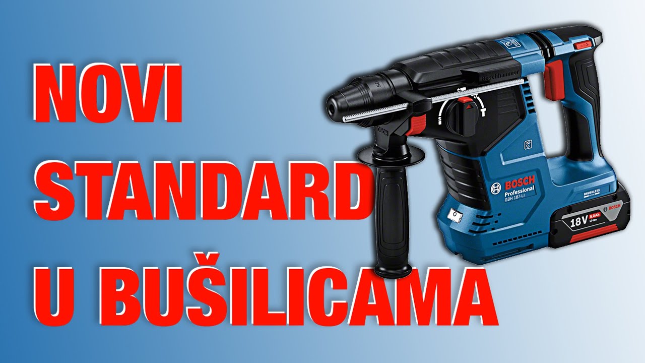 Novi standard u bušilicama Bosch GBH 187-Li / Ključ 13