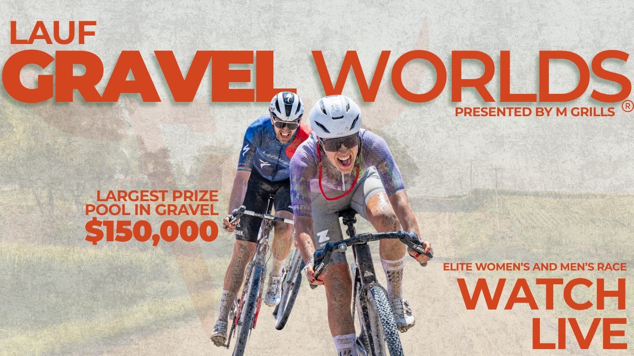 2026 Lauf Gravel Worlds 150 Professional Race Livestream presented by MGrills