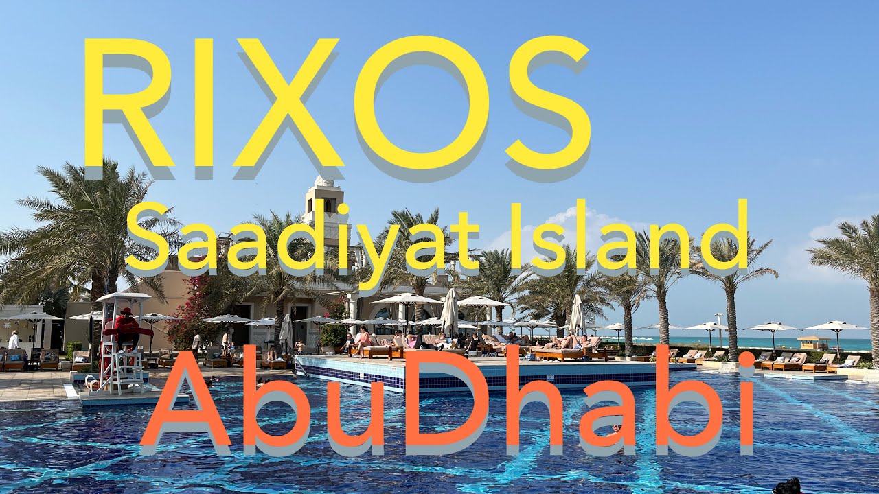Rixos Saadiyat Island Abu Dhabi Review and Walkthrough- XMAS 2024 4K! English.