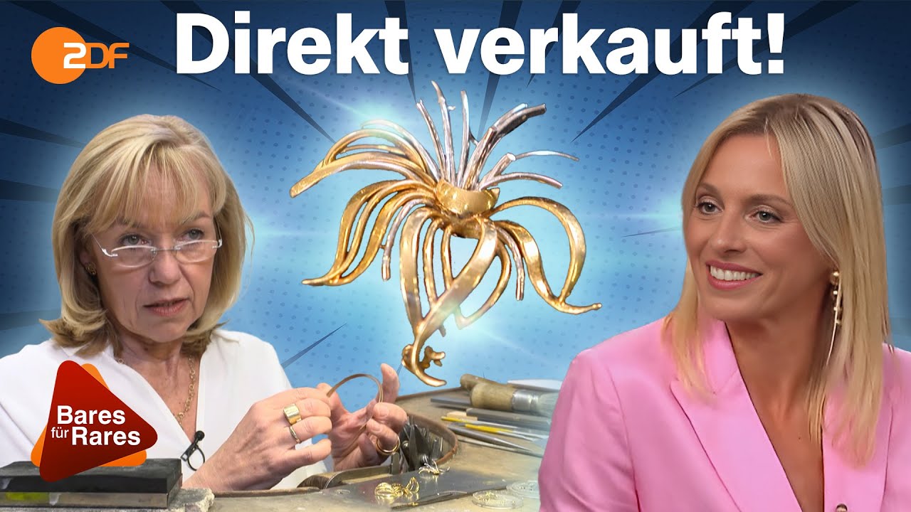 Skulptur statt Schmuck: Goldschmiedin verwandelt Brosche in Lebensbaum | Bares für Rares
