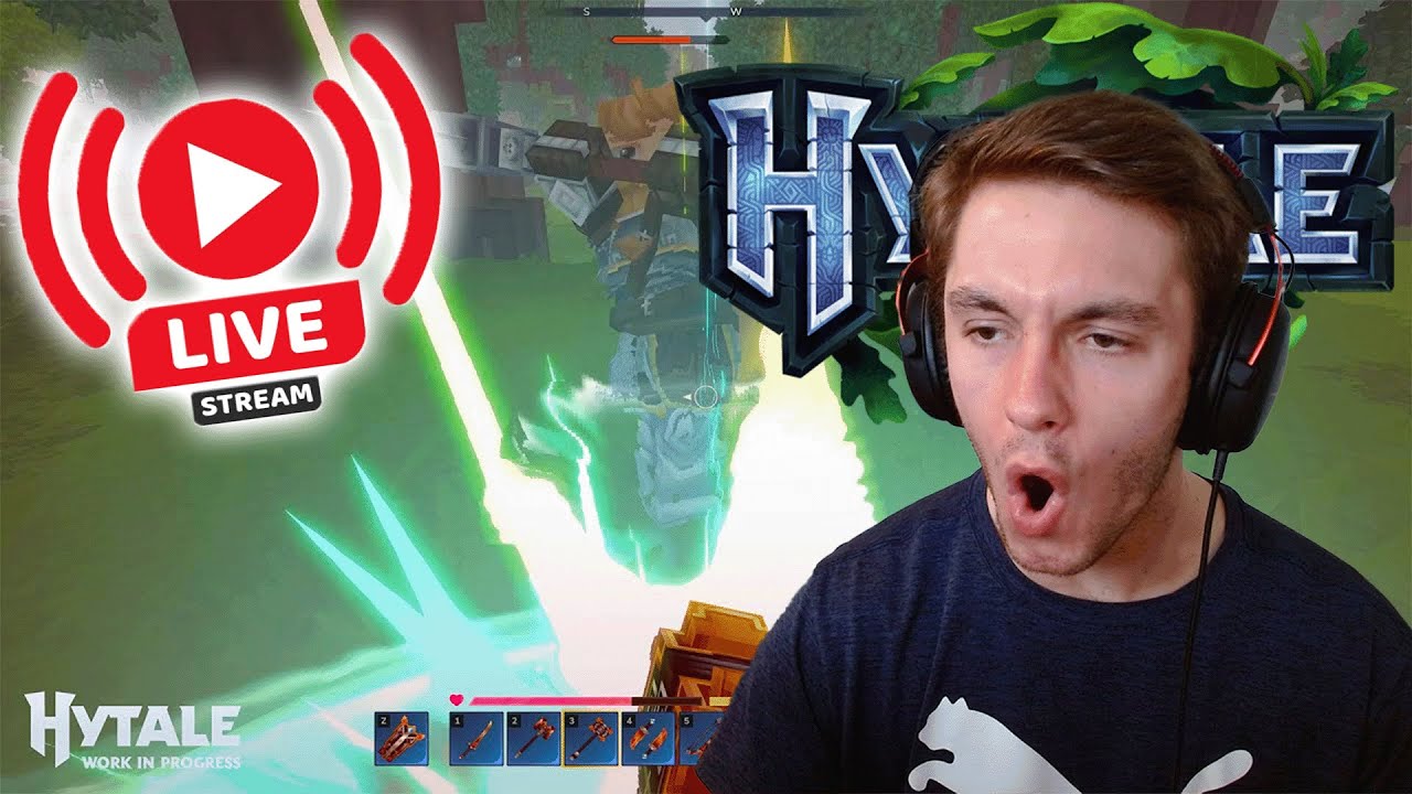 Hytale PvP Gameplay & Duel Live Reaction!