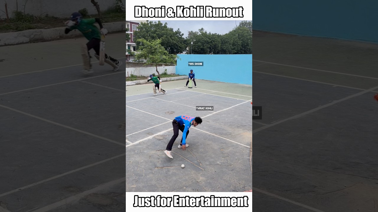 Dhoni & Kohli Runout💀 #trending #cricket