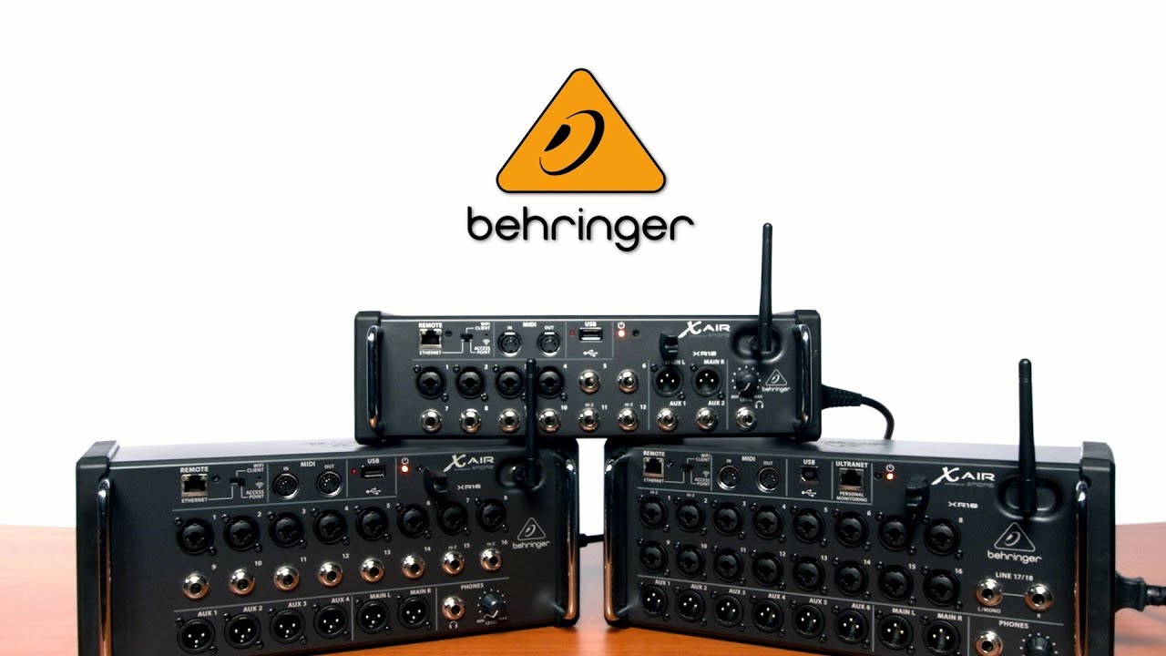 Behringer X AIR Digital Mixers | Gear4music
