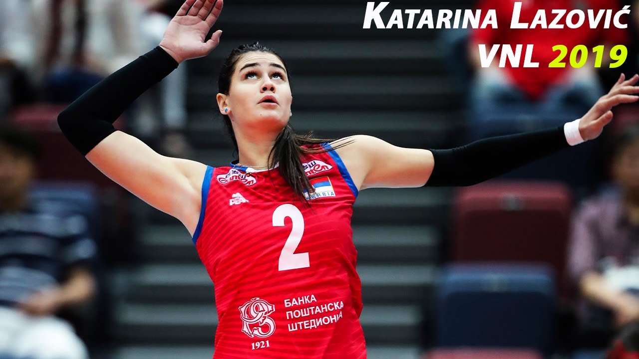 Young Katarina Lazović - Beautyful and Talanted | Highlights | VNL 2019 | HD |