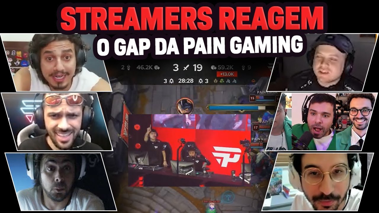 STREAMERS REAGEM AO STOMP DA PAIN