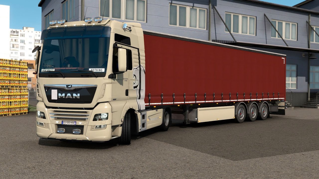 ETS2 1.38 Open Beta RusMap 2.1.1 MAN TGX E6 Yukhnov - Utena