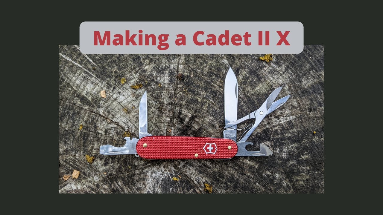 Cadet II X: How to Add Scissors to a Victorinox Cadet