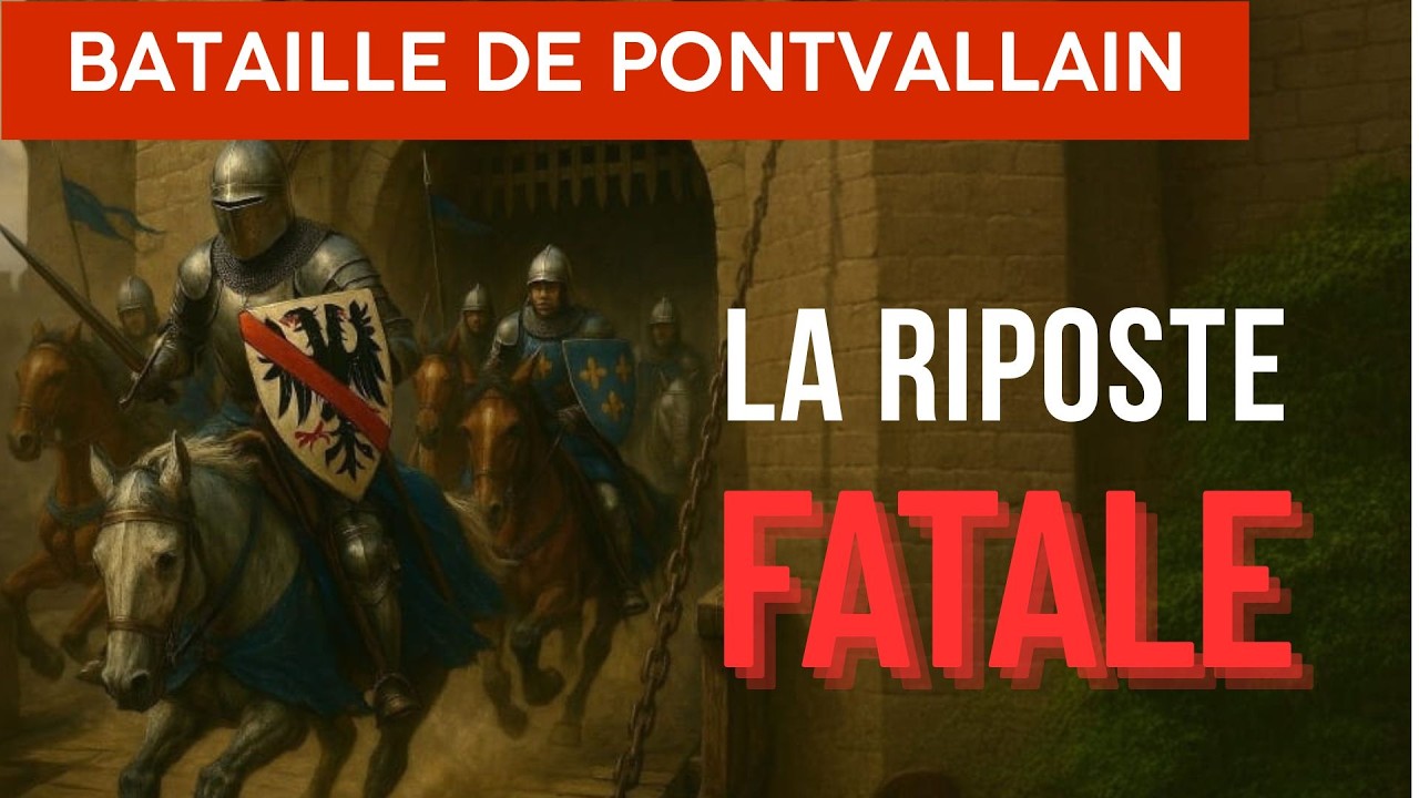 La Bataille de Pontvallain en 1370 - La Chevauch&eacute;e Fatale : Les Anglais surpris et &eacute;cras&eacute;s.