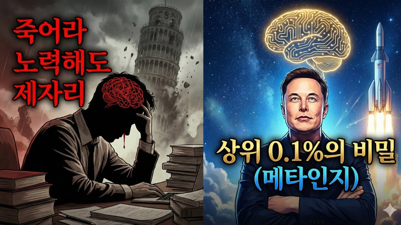 [상위 0.1% 비밀] 일론 머스크는 절대 '열심히' 하지 않습니다 (소름 돋는 차이)
