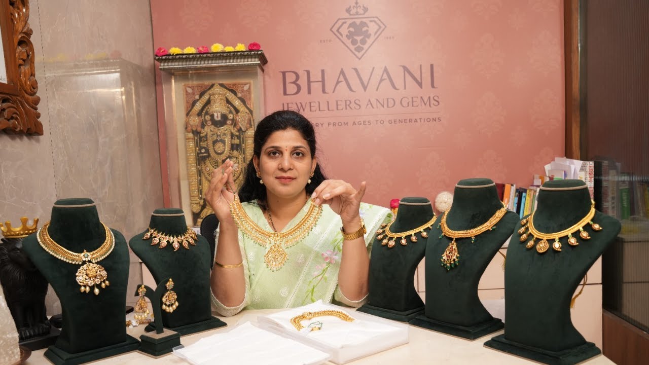 Beautiful Jalebi  Necklaces | Bhavani Jewellers & Gems