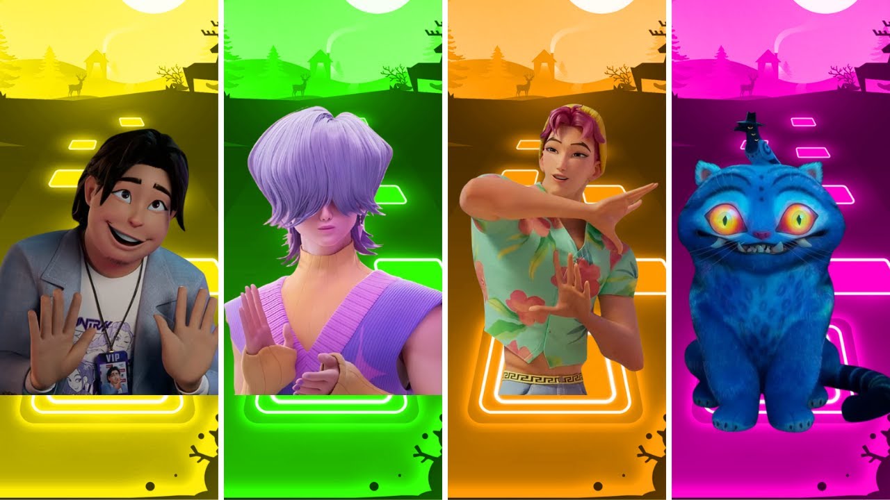 🎶 Bobby 🆚 Abby 🆚 Mystery 🆚 Derpy | Kpop Demon hunters Tiles Hop EDM Rush