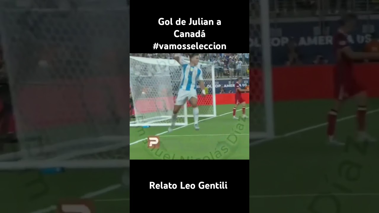 #juli&aacute;n&aacute;lvarez #futbol #argentina #argentinacopaamerica #viral #golazo #finalcopaamerica #relato