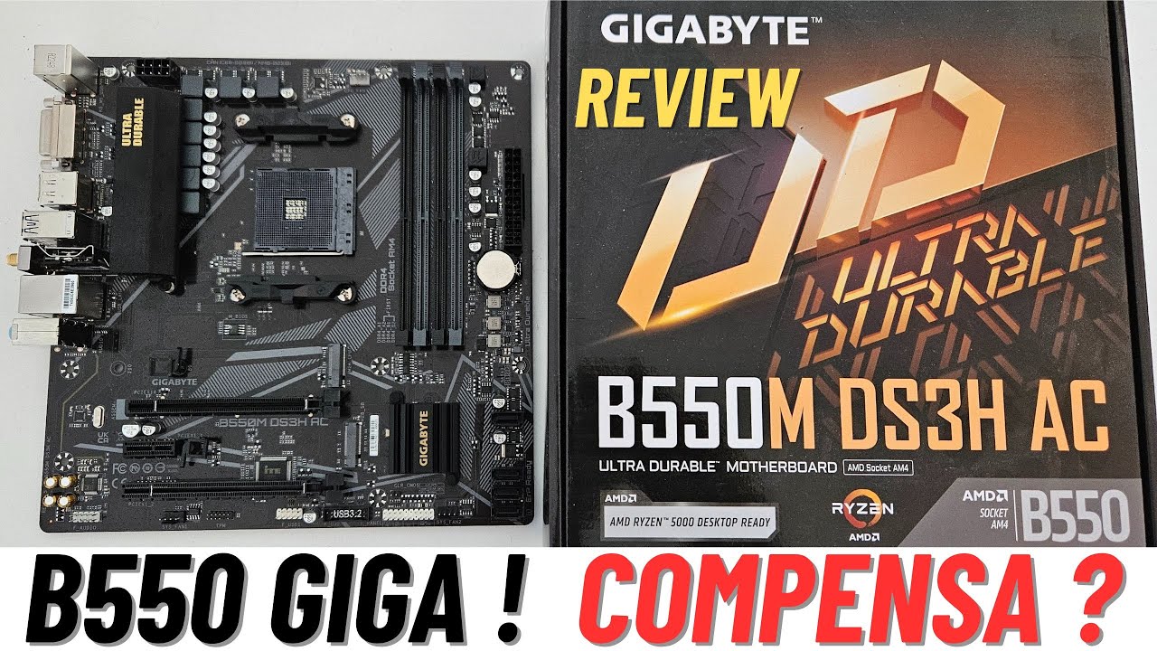 B550 M DS3H AC GIGABYTE - Review - Será que vale apena ? Ate onde vai essa placa ?
