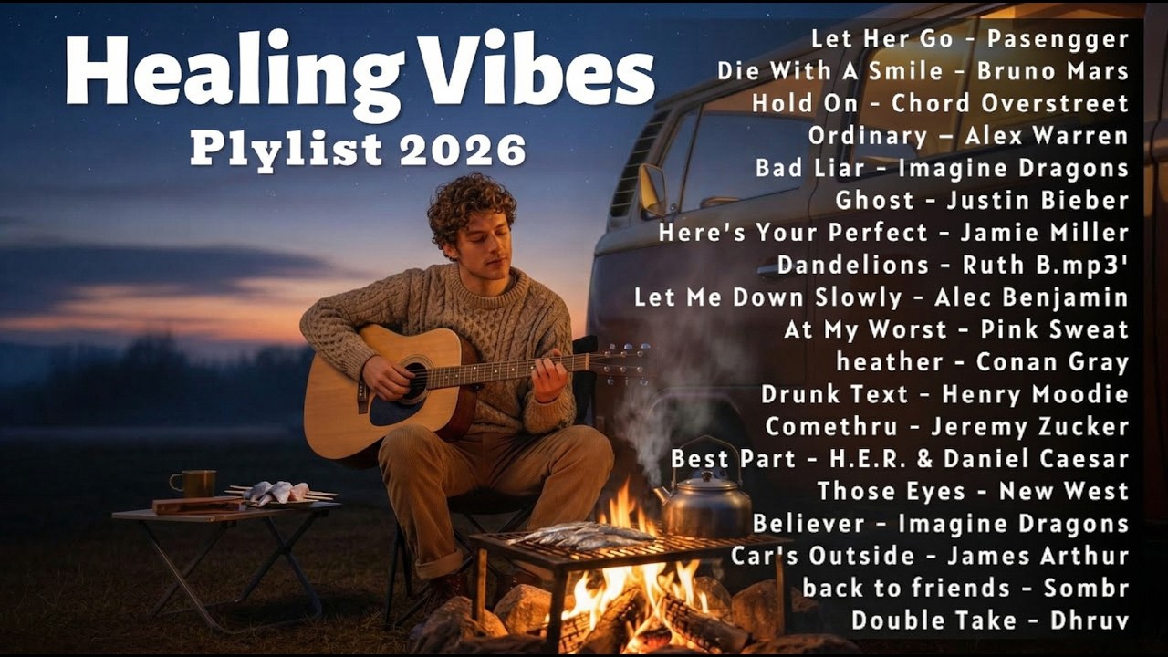 Healing Vibes Playlist 2026 🎧 Top Trending English Love Songs - Soft & Calm Acoustic Music