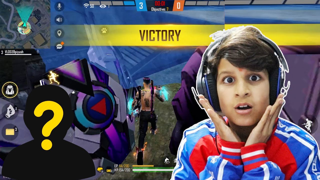 Piyush vs Random player || Free Fire 1v1 Match 😍