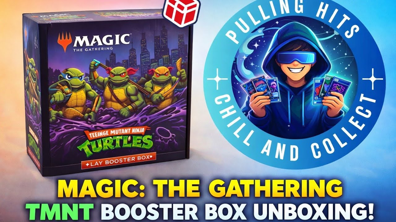 INSANE Magic: The Gathering TMNT Booster Box Opening! Did We Pull a Chase Card?! 🐢