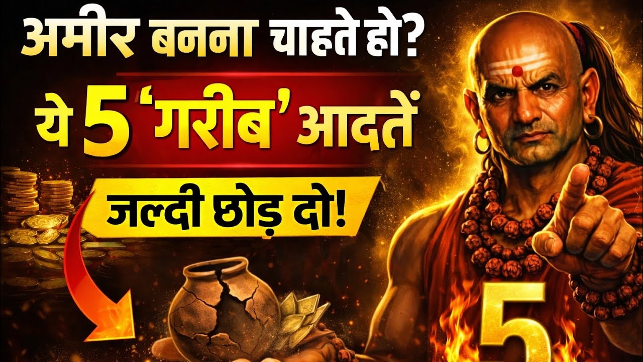 अमीर बनना है तो ये 5 गरीब आदतें आज ही छोड़ दो | Chanakya Niti Motivation