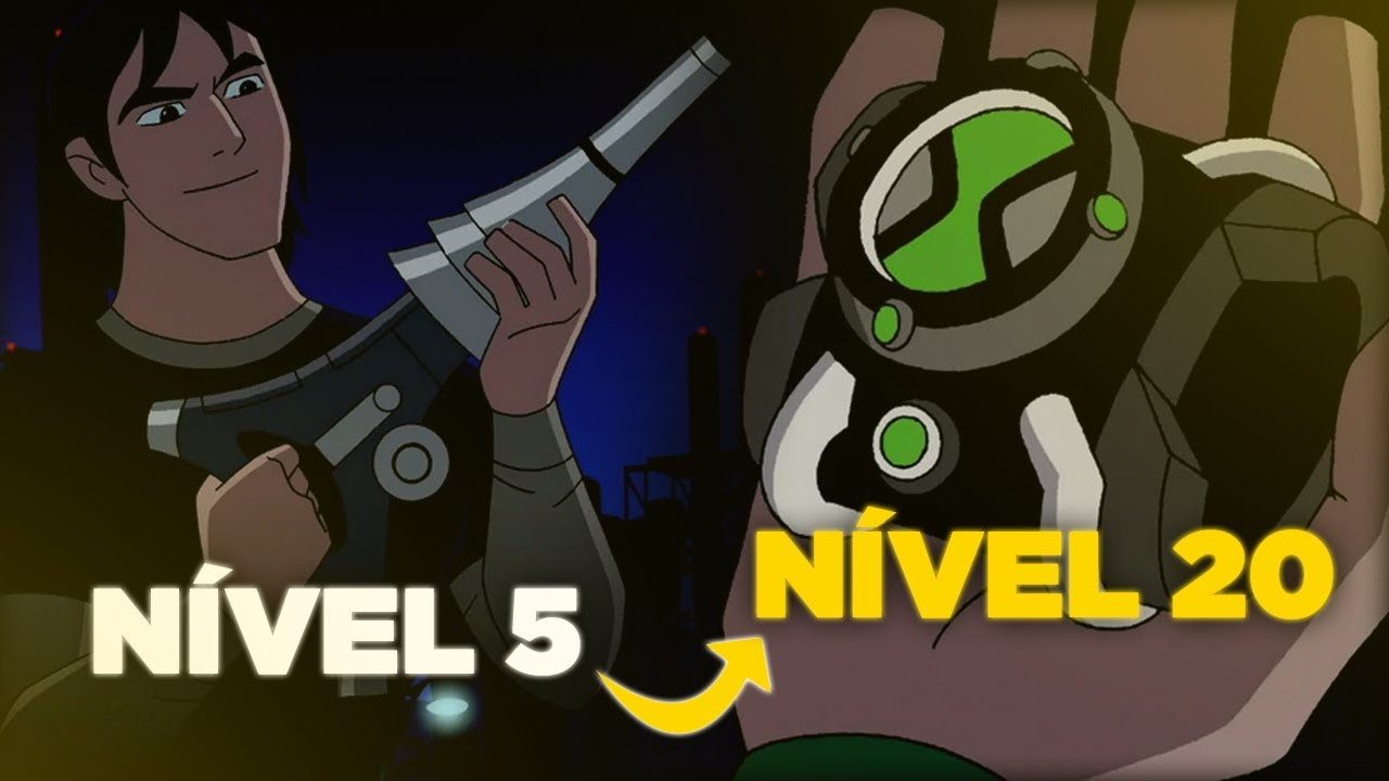 TODOS OS NÍVEIS DE TECNOLOGIA CONHECIDOS EM BEN 10!