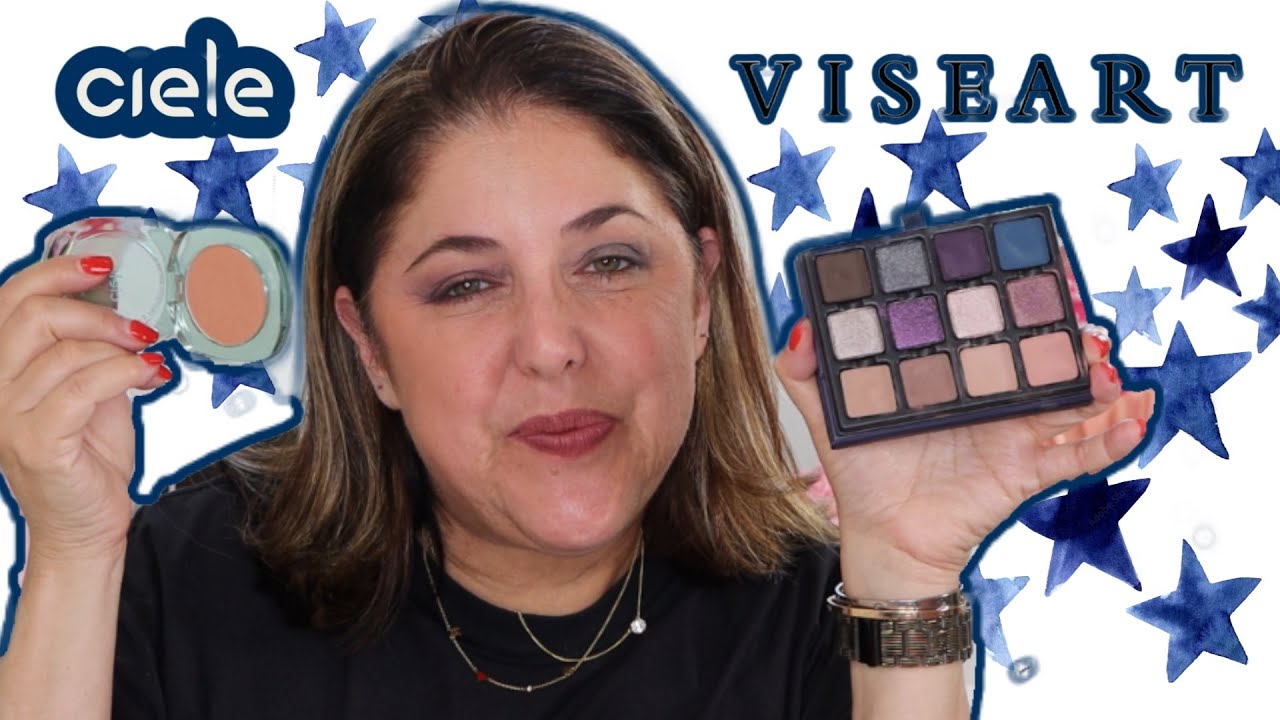 New! VISEART Paris Nuit Etoilee Etendu! CIELE Flush & Protect Powder Blush!