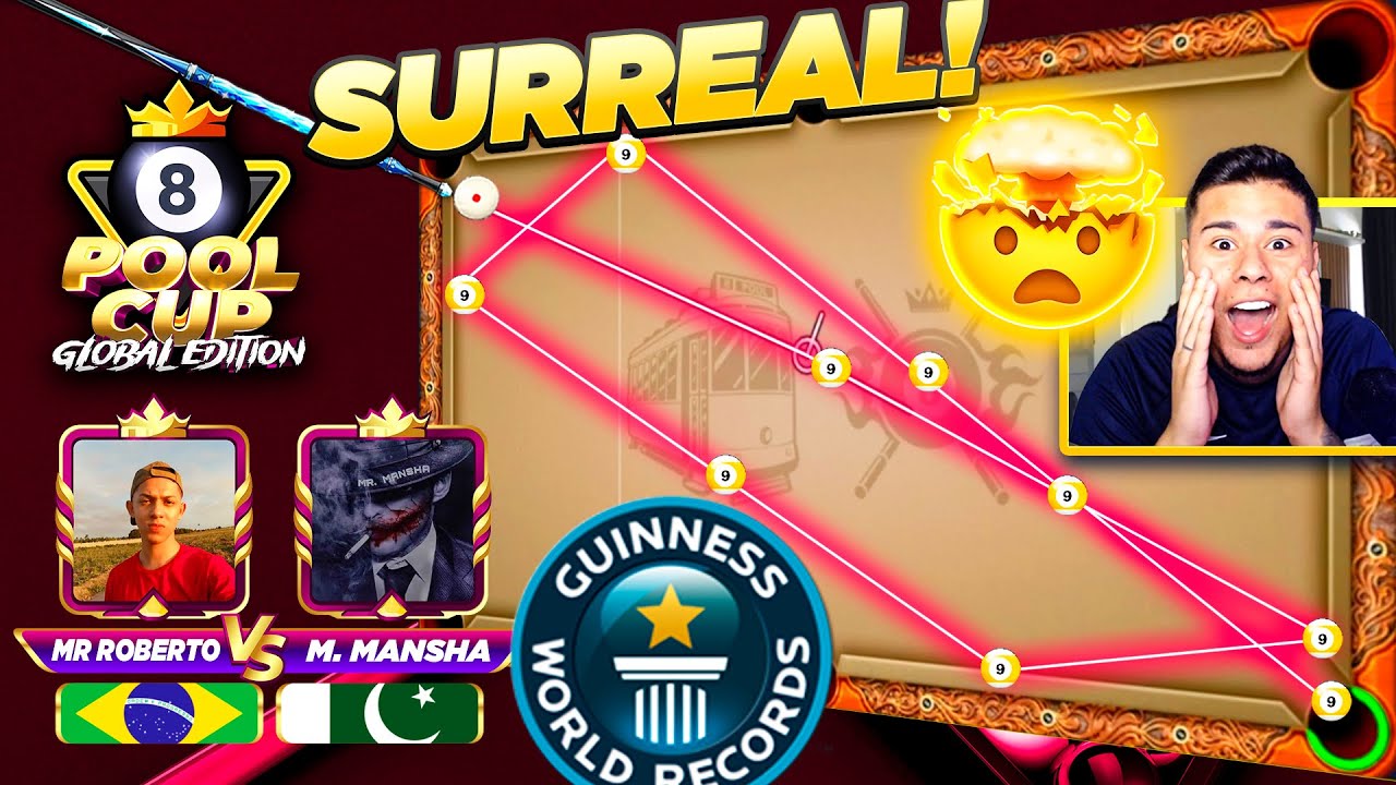 EU NUNCA VI NADA IGUAL! MR ROBERTO x MOHAMMED MANSHA - POOL CUP 8 BALL POOL