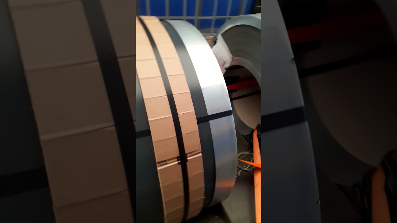 chargement la bobine acier chez arcelormittal👍