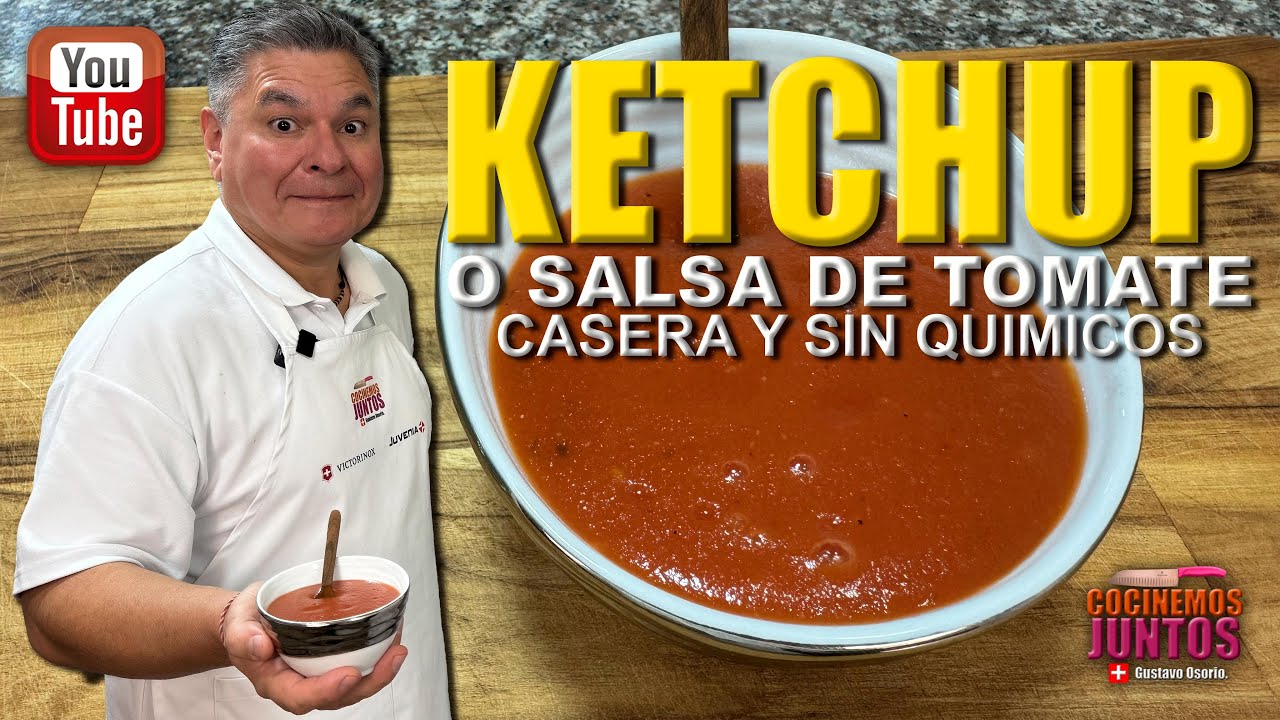 Como hacer KETCHUP O SALSA DE TOMATE