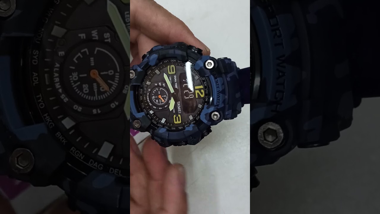 reloj SKMEI 1637 programar hora, alarma