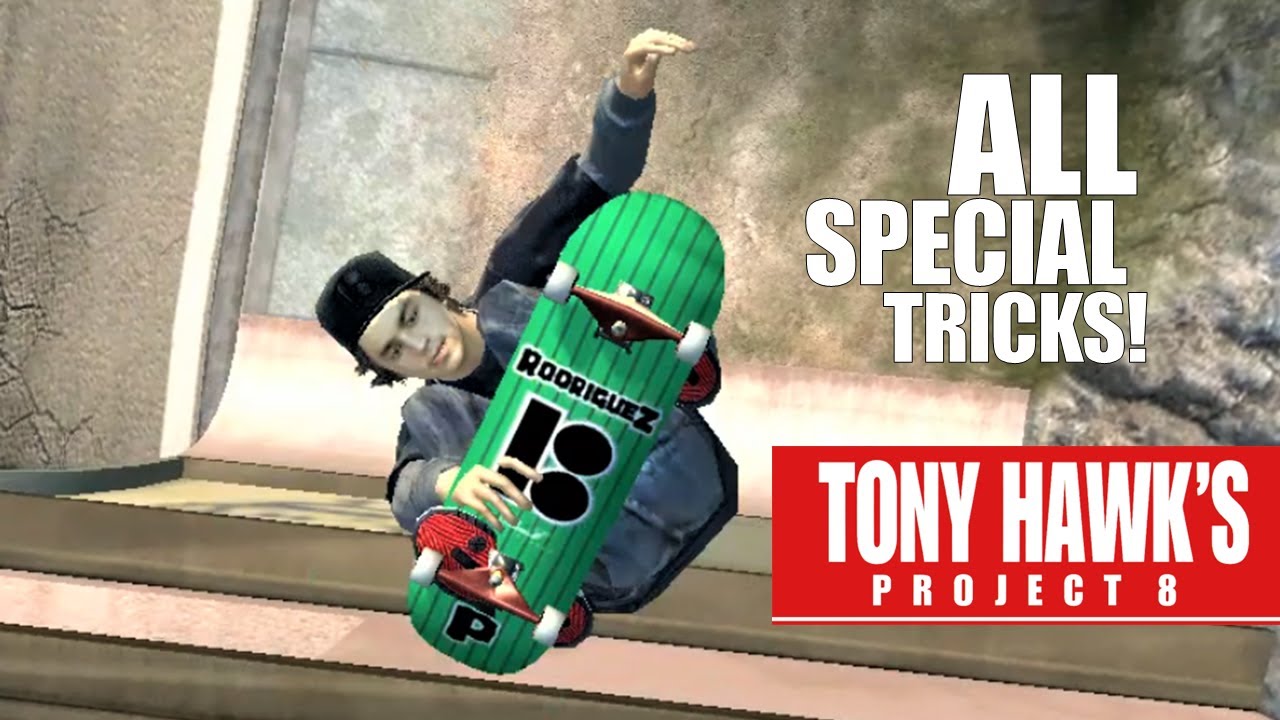 Tony Hawk’s Project 8: ALL SPECIAL TRICKS!