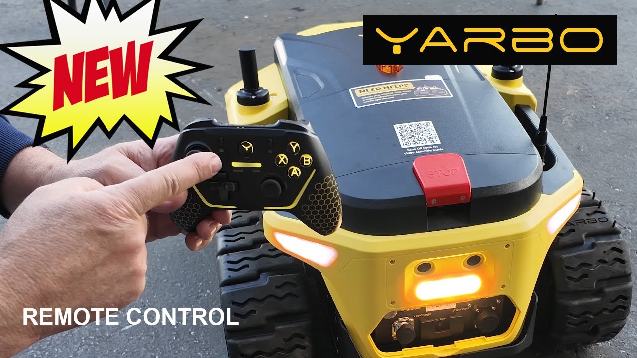 Yarbo the robot mower | Part 2 Remote Control and Data Center setup