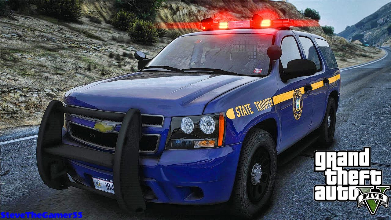 Playing GTA 5 As A POLICE OFFICER Highway Patrol||NYSP || GTA 5 Mod| 4K