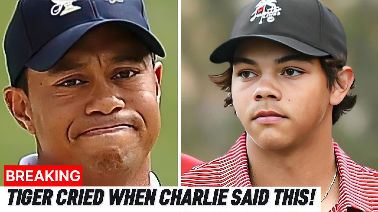 Tiger Woods BROKE DOWN When Charlie Said THIS After Winning #CharlieWoods