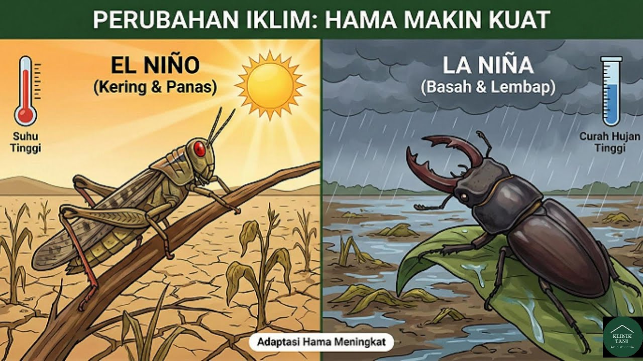 Dampak Perubahan Iklim Terhadap Serangan Hama