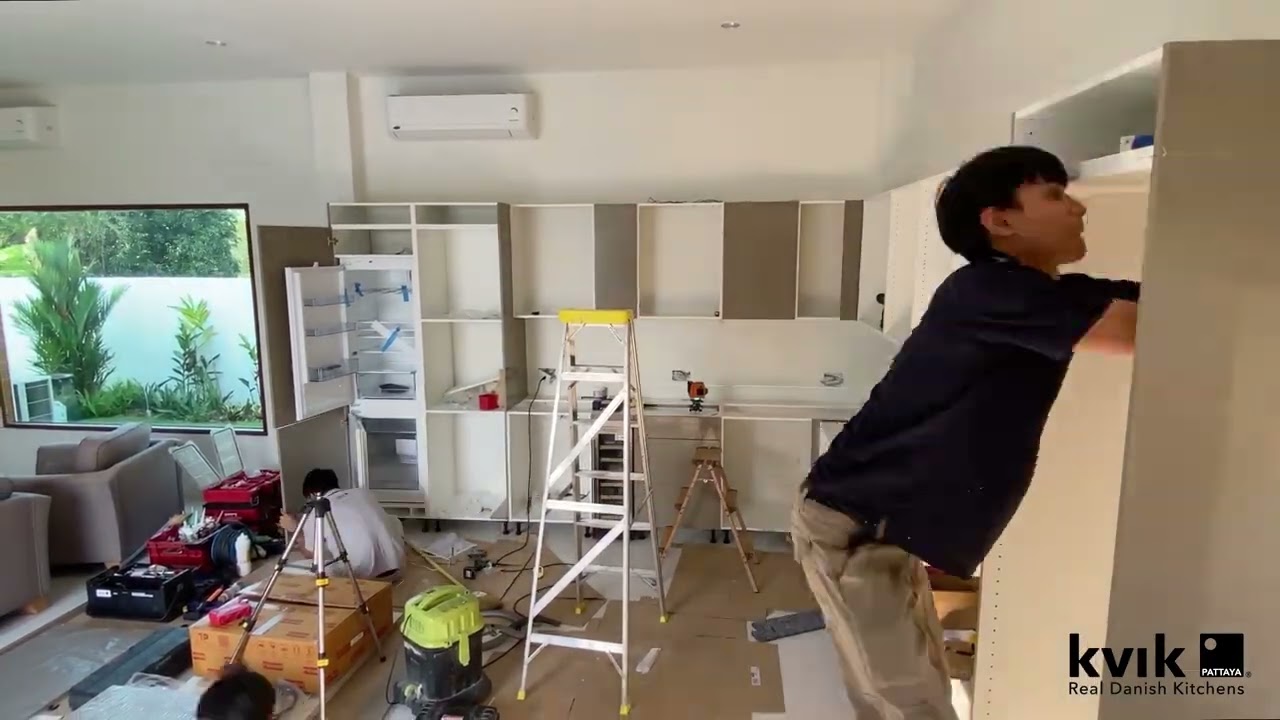 Kvik Pattaya - รีวิวงานการติดตั้งครัว (Kitchen installation review)
