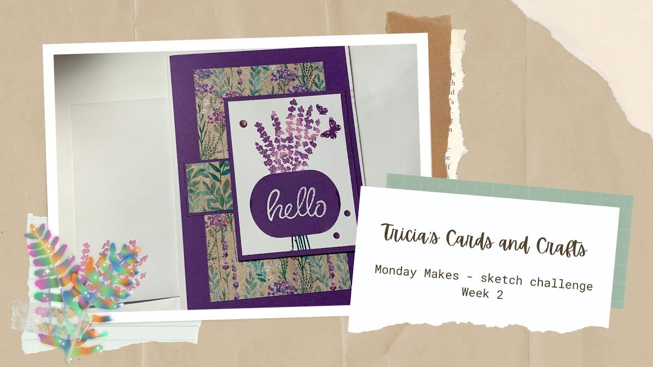 Monday Makes - card sketch challenge - week 2