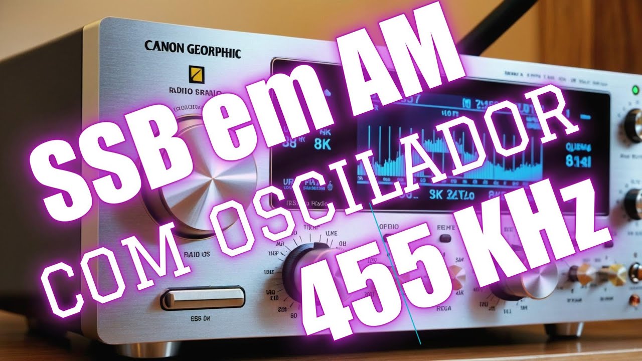 Este vídeo ensina como construir um oscilador de 455 kHz para escutar SSB em rádio AM