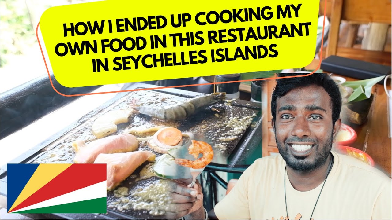 I Cooked my OWN FOOD in this Restaurant in #seychelles  ISLANDS, Maria's Rock Cafe