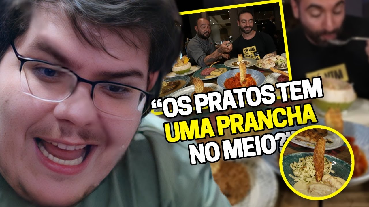 CASIMIRO REAGE: CORBUCCI AMASSANDO UM CARDÁPIO DELICIOSO, INTEIRO, EM 30 MINUTOS |Cortes do Casimito