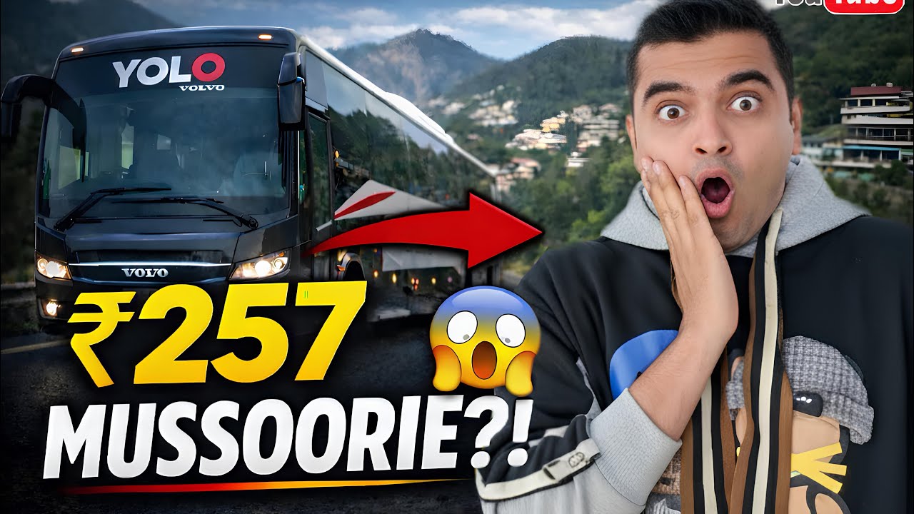 Delhi to Mussoorie only 257₹ | Delhi to Dehradun bus  | Delhi to Mussoorie | Yolo Volvo Experience 