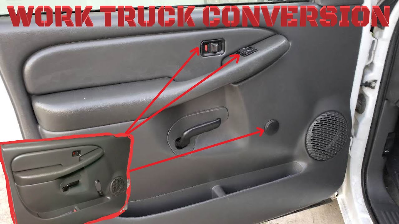03-06 Chevy Silverado Power Window Power Door Lock Conversion.